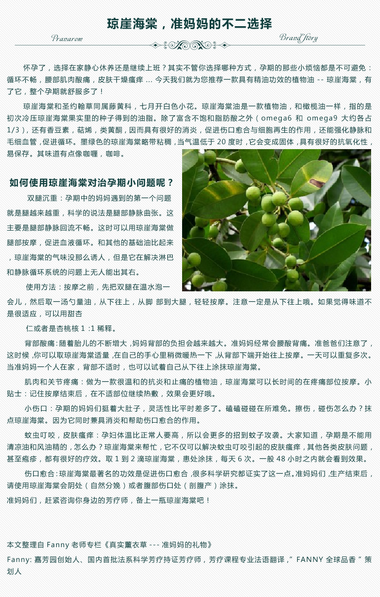 琼崖海棠，准妈妈的不二选择